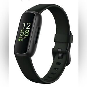 Fitbit Inspire 3 Black Fitness Tracker with heart monitor